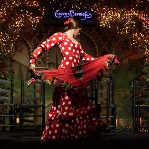 Flamenca en el Tablao Flamenco Bermejas
