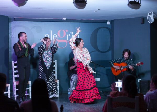 Cuadro Flamenco del Tablao Alegría con Restaurante - Flamenco en Málaga