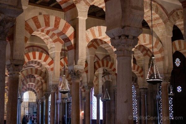 Excursion a Cordoba y la Mezquita desde Sevilla - Columnas de la Mezquita - FLAMENCO ONLINE