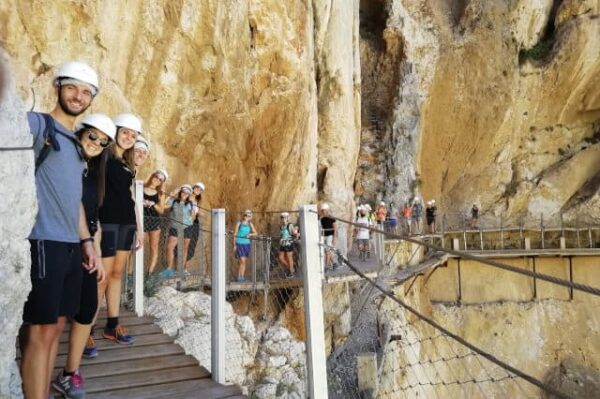 Grupo de la Excursión al Caminito del Rey 2 - FLAMENCO ONLINE