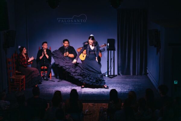 Bailaora en PALOSANTO TABLAO FLAMENCO