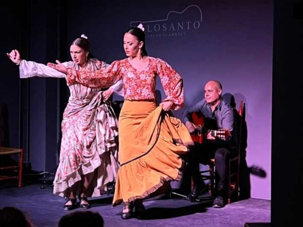 Bailaoras en PALOSANTO TABLAO FLAMENCO